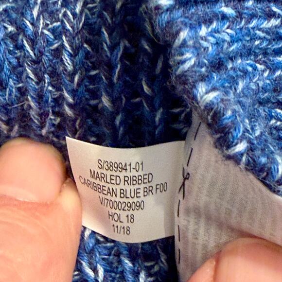 Banana Republic Pullover Loose Fit Knit Womens Sz L Blue Business Casual - Picture 10 of 11